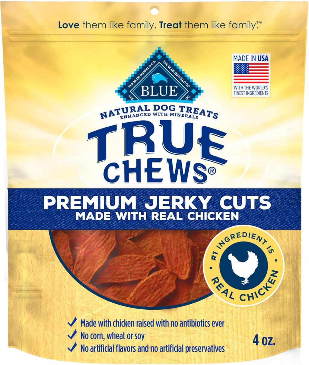 True Chews Premium Jerky Cuts Dog Treats with Natural Ingredients Chicken