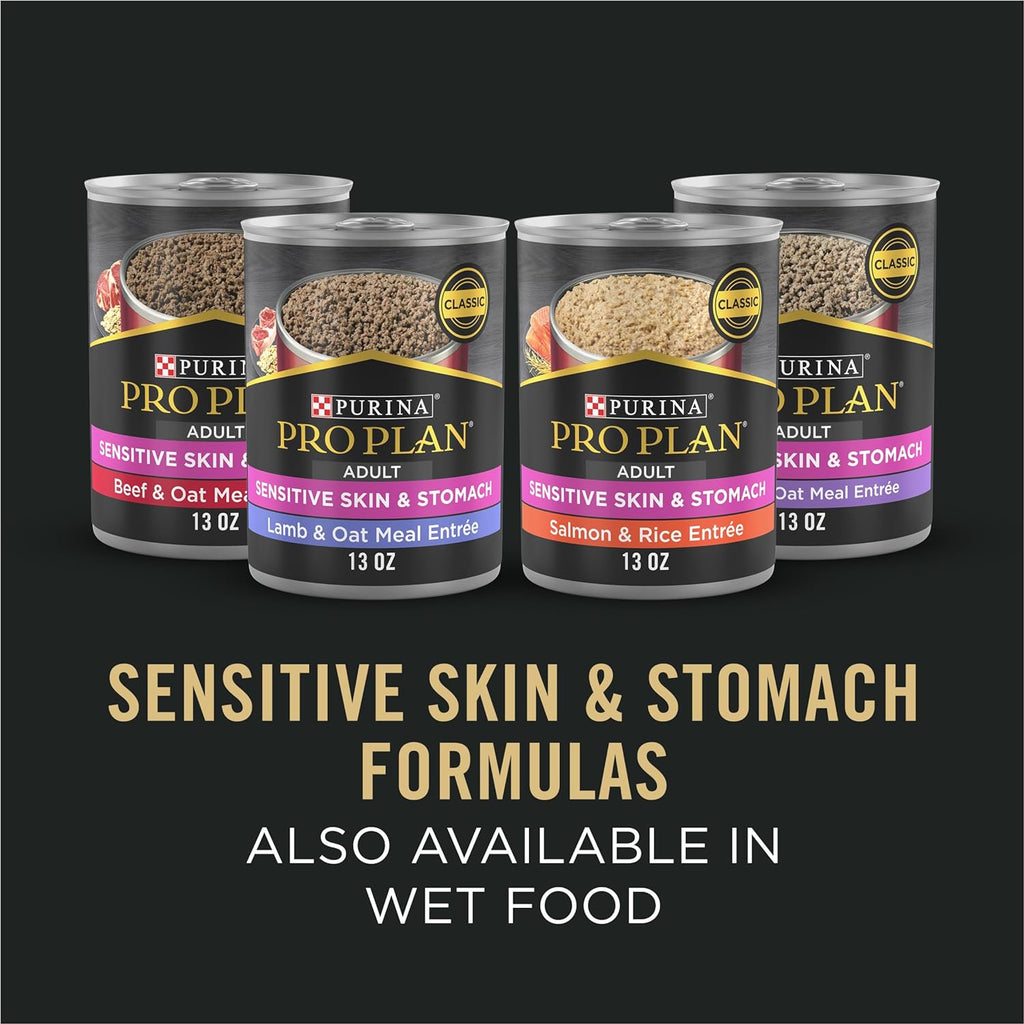 Sensitive Skin and Stomach Dog Food Dry, Adult Salmon & Rice Formula, Digestive Health - 40 Lb. Bag