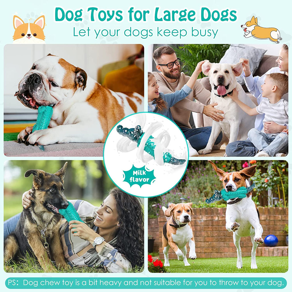 Dog Toys for Aggresive Chewers - Tough,Indestructible Dog Toys for Large, Medium,Small Breed to Keep Them Busy