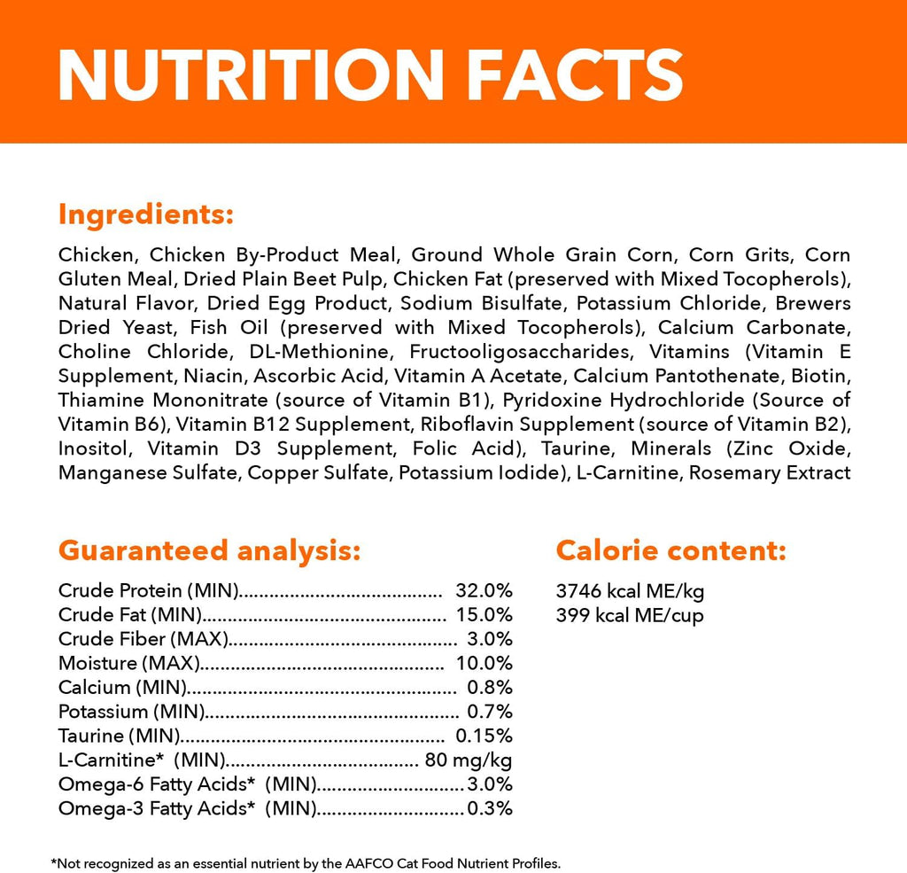 Proactive Health Adult Healthy Dry Cat Food with Chicken, 22 Lb. Bag