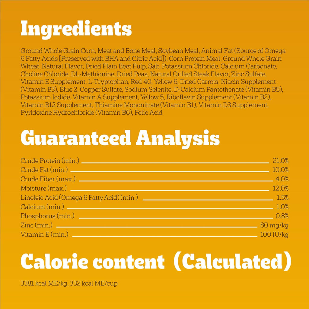 Complete Nutrition Adult Dry Dog Food, Grilled Steak & Vegetable Flavor, 18 Lb. Bag