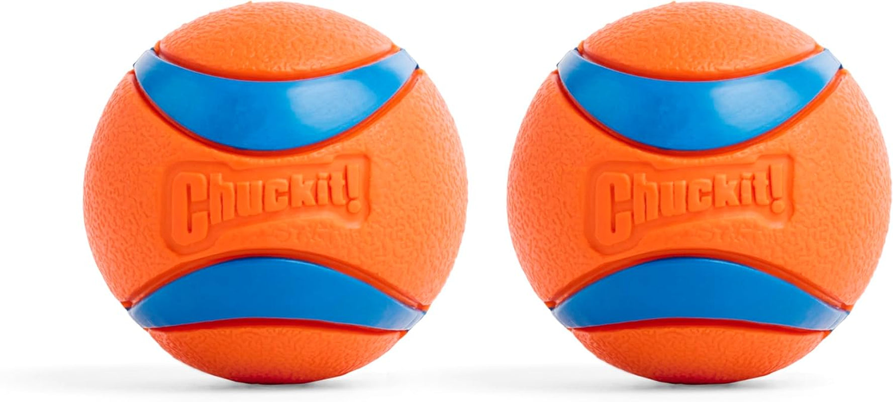 Ultra Ball Dog Toy - Medium Bouncy Fetch Balls for Dogs 20-60 Lbs - Made from Durable Rubber - Floating Water Pet Toys - Size Medium - 2.5-Inch Diameter - Pack of 2