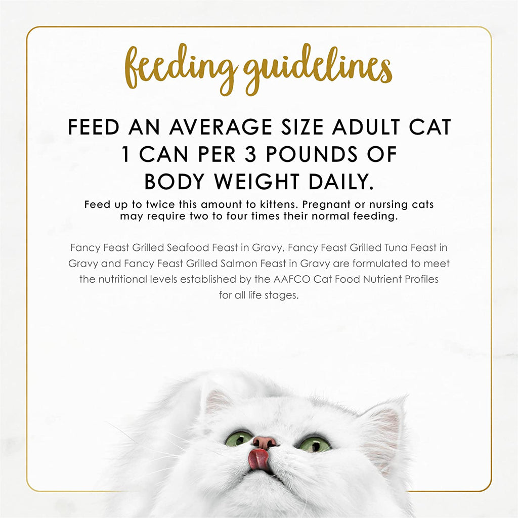 Purina  Grilled Wet Cat Food Seafood Collection in Wet Cat Food Variety Pack - (Pack of 24) 3 Oz. Cans