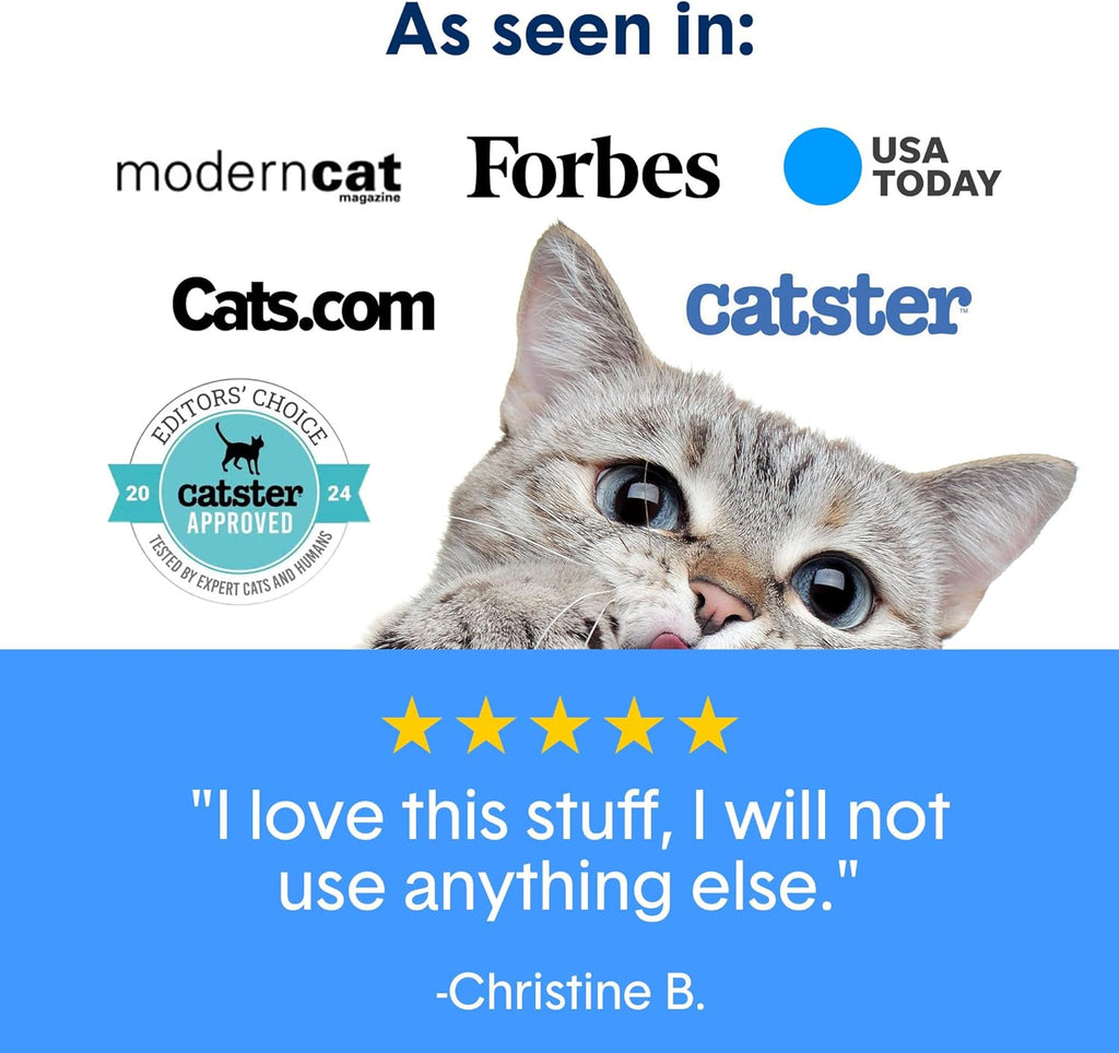 Boxie Probiotic Cat Litter, 40 Day Odor Control, Clumping Clay Kitty Litter, Odor Eliminating Probiotics, Dust-Free, No Fragrances No Fillers, 16 Lb