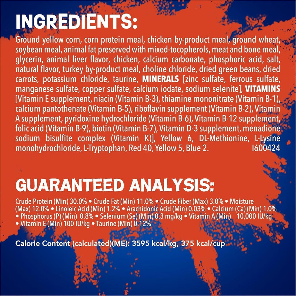 Purina  Tender and Crunch'D with Flavors of Chicken, Beef, Carrots and Green Beans - 16 Lb. Bag