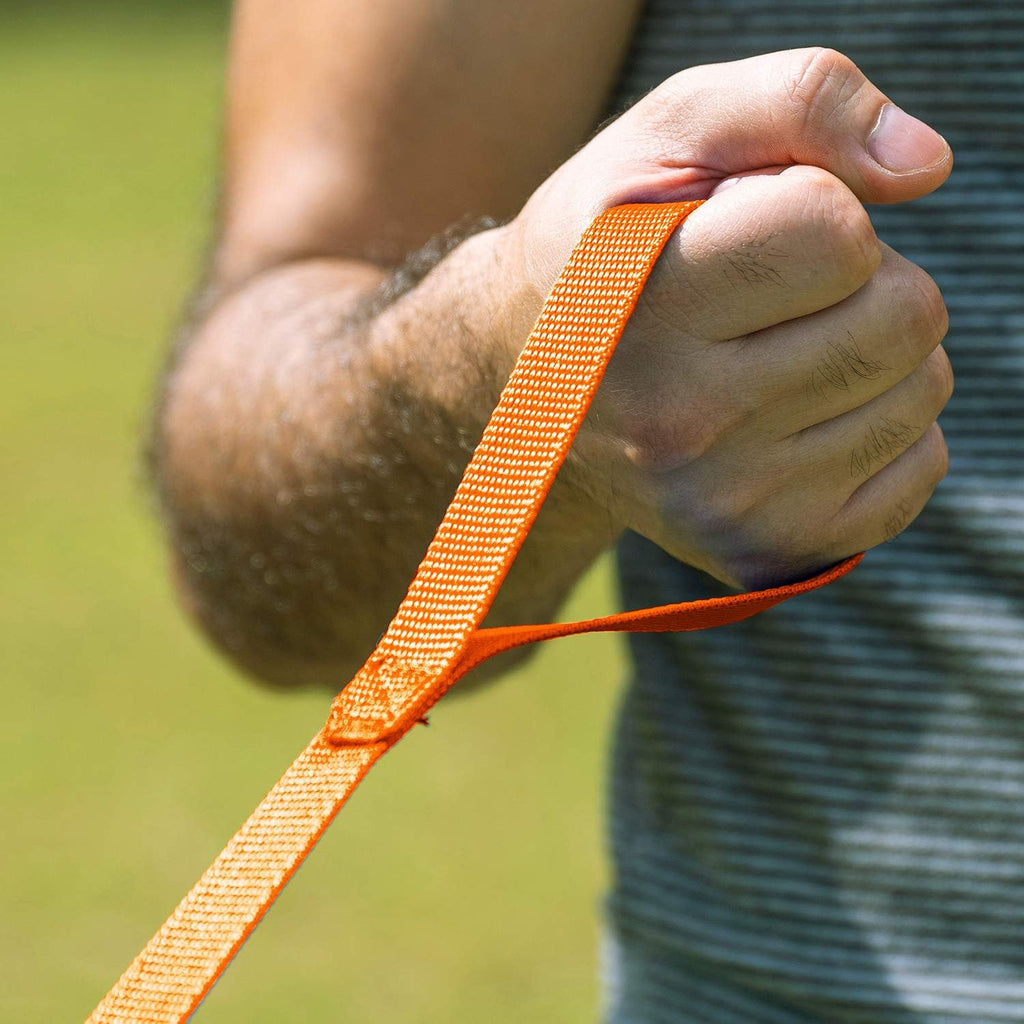 Dog/Puppy Obedience Recall Training Agility Lead - 15Ft 20Ft 30Ft 50Ft 100Ft Leash - Great for Play, Camping, or Backyard - Orange