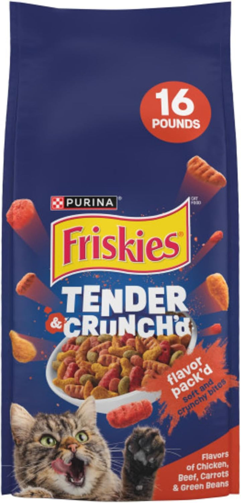 Purina  Tender and Crunch'D with Flavors of Chicken, Beef, Carrots and Green Beans - 16 Lb. Bag
