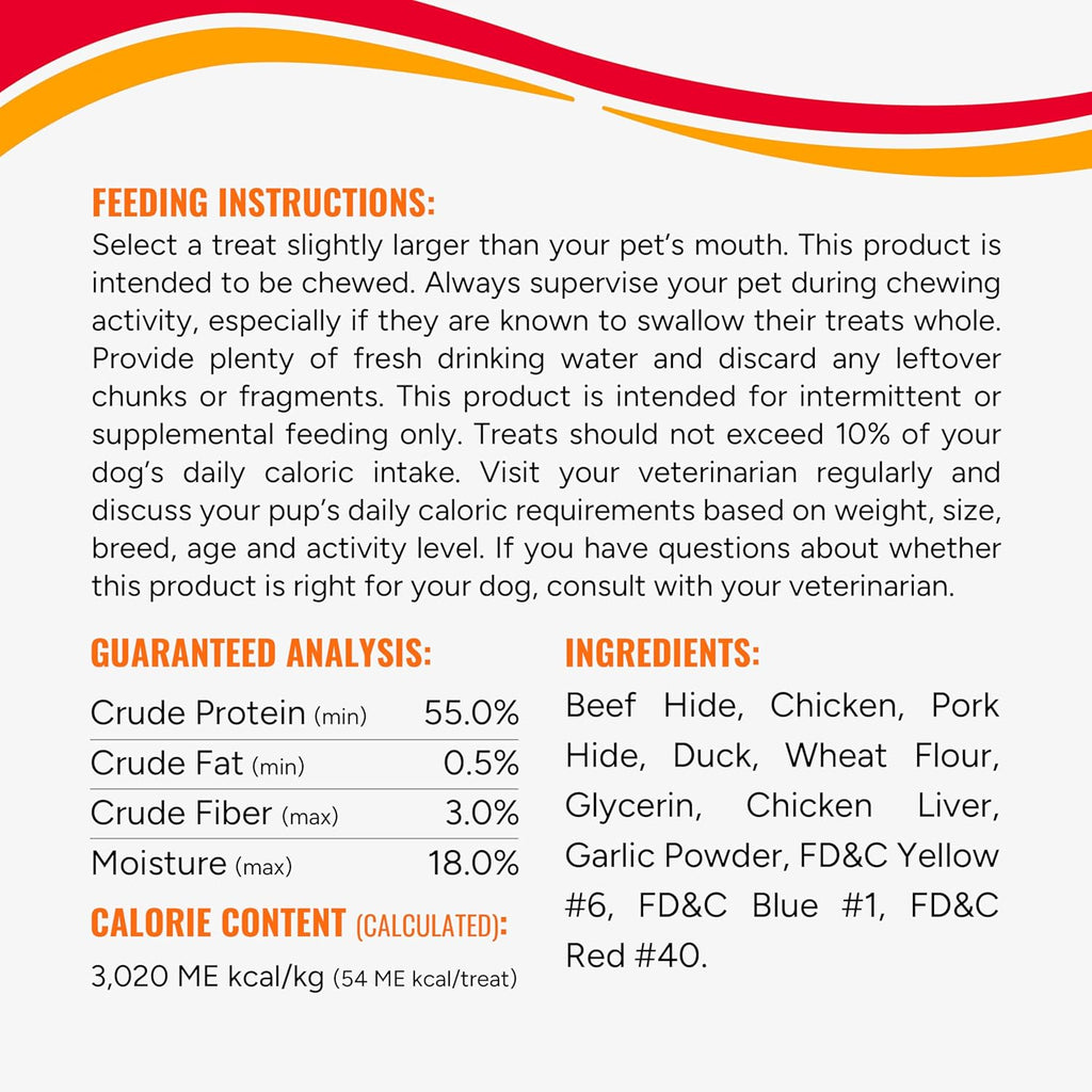 Good ‘N’ Fun Triple Flavor Kabobs Chews for All Dogs, 24 Ounces, Treat Your Dog to Chews Made from Beef Hide, Real Chicken, Pork Hide, Duck and Chicken Liver