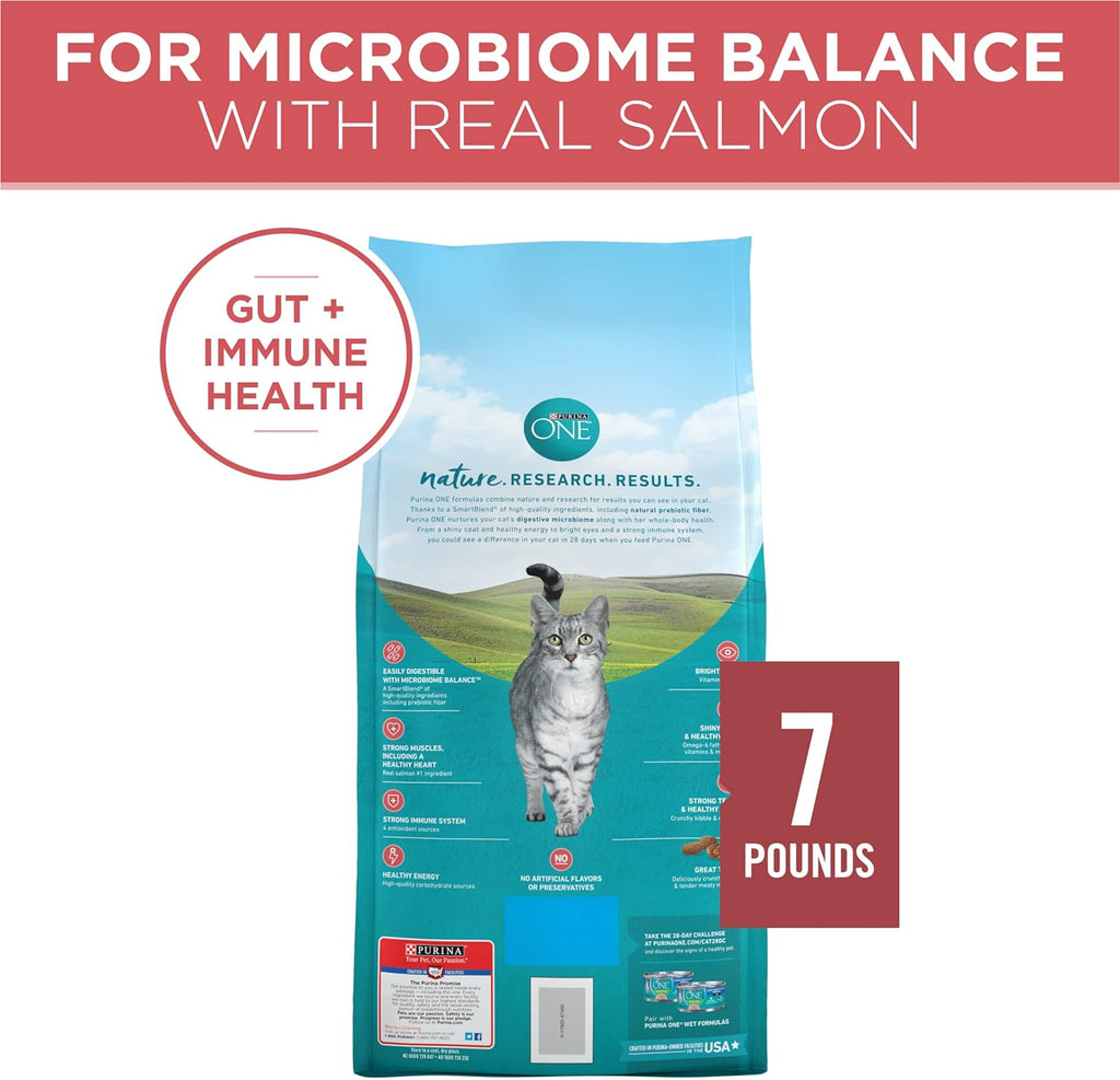 Natural Dry Cat Food, Tender Selects Blend with Real Salmon - 7 Lb. Bag