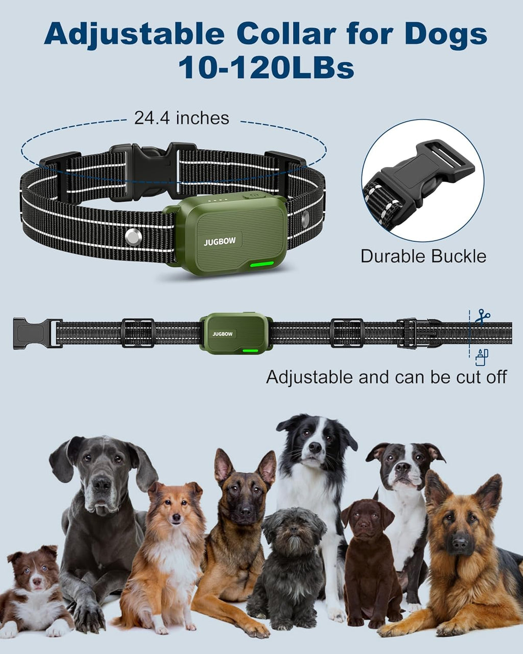 Dog Shock Collar - 4200FT Dog Training Collar with Remote Innovative IPX7 Waterproof with 4 Training Modes, Rechargeable E-Collar for All Breeds