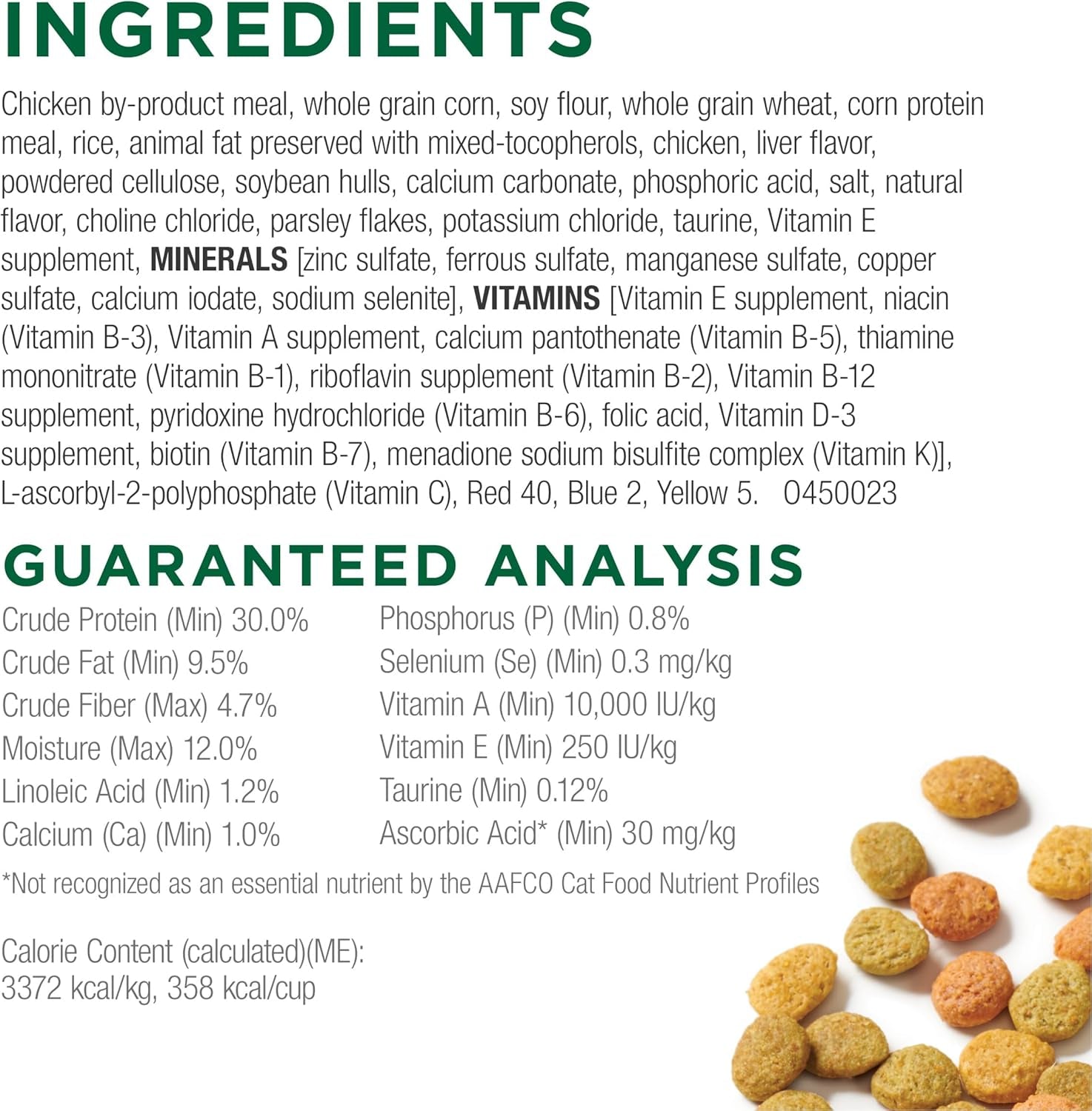 Indoor Healthy Weight and Hairball Dry Cat Food with Chicken - (Pack of 4) 3.15 Lb. Bags