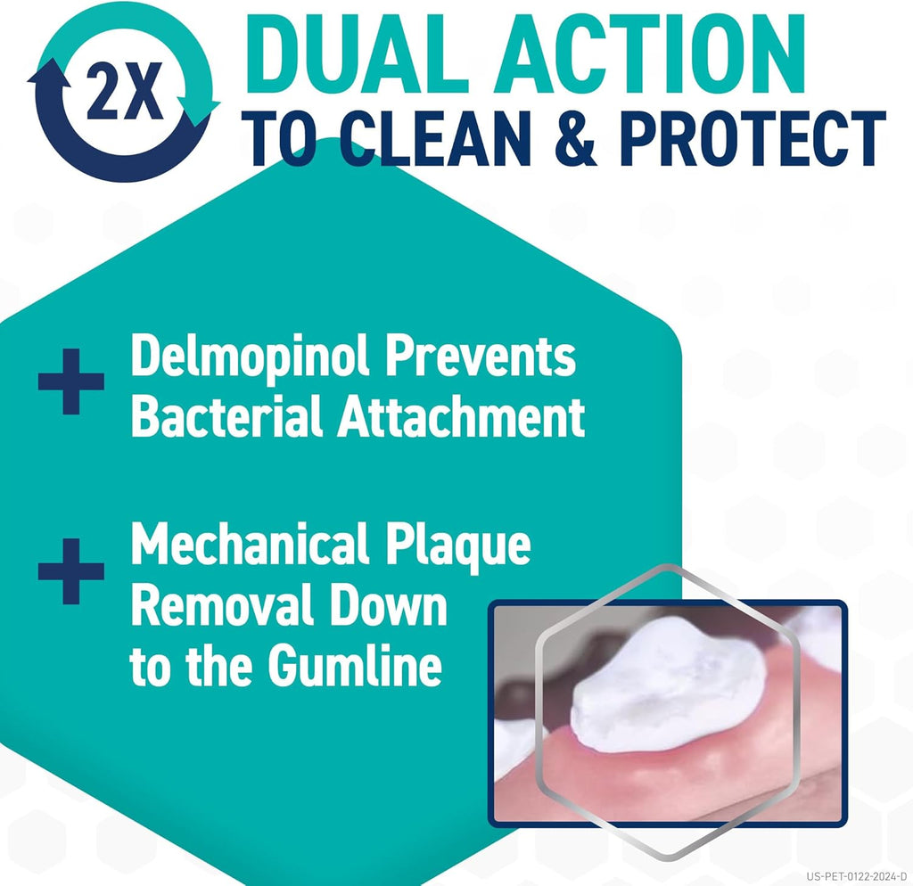 Dental Chews for Dogs, Oral Care and Hygiene Chews (Large Dogs, over 50 Lbs.) Pink Pouch, 30 Count (Pack of 1)