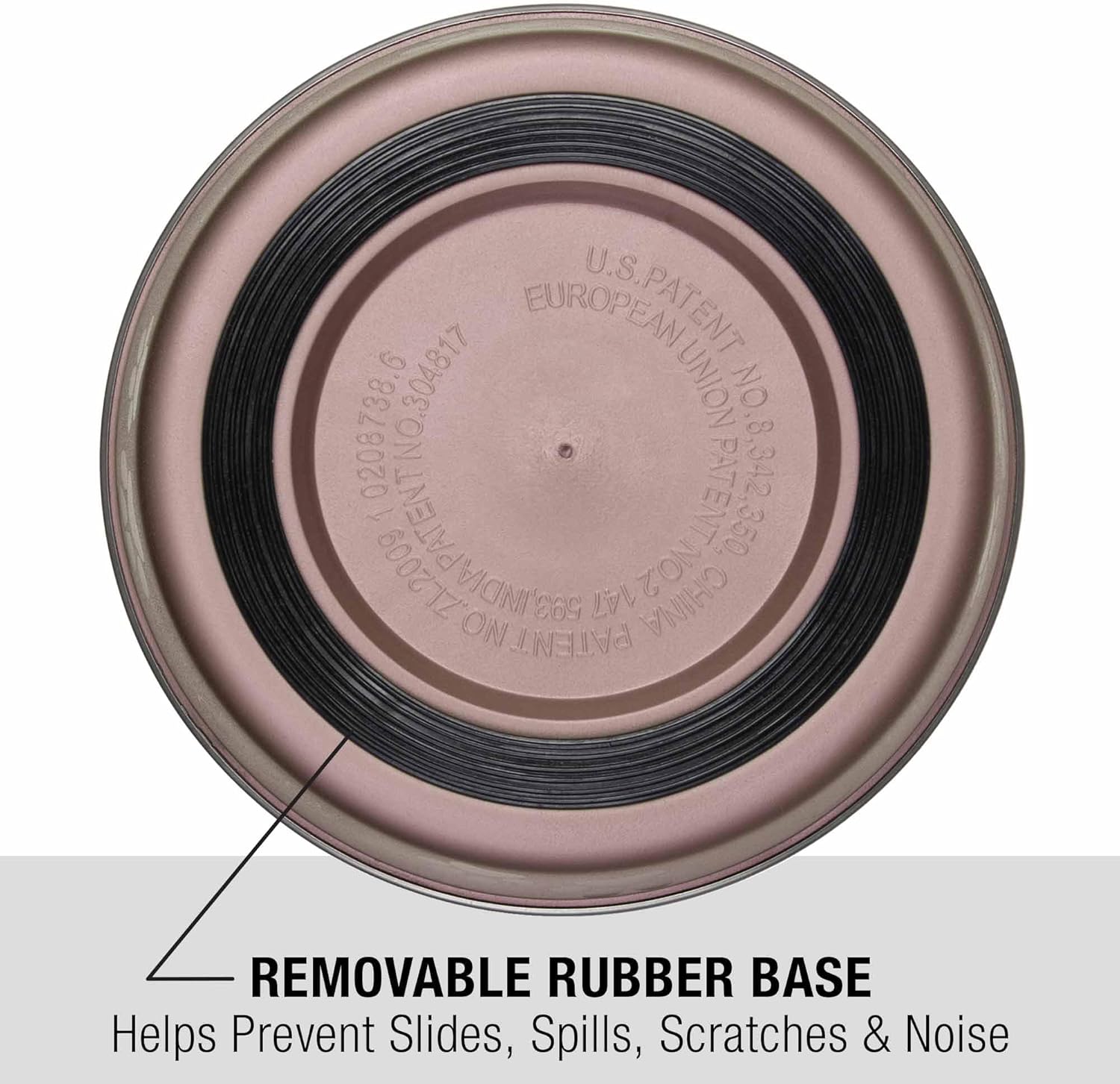 Bella Dog Bowls- Stainless Steel Dog & Cat Bowls - Spill Proof Dog Food Bowl, Cat Bowl, Puppy Essentials & Pet Supplies Great for Home & Travel (Small 10-20 Lbs, Grape)