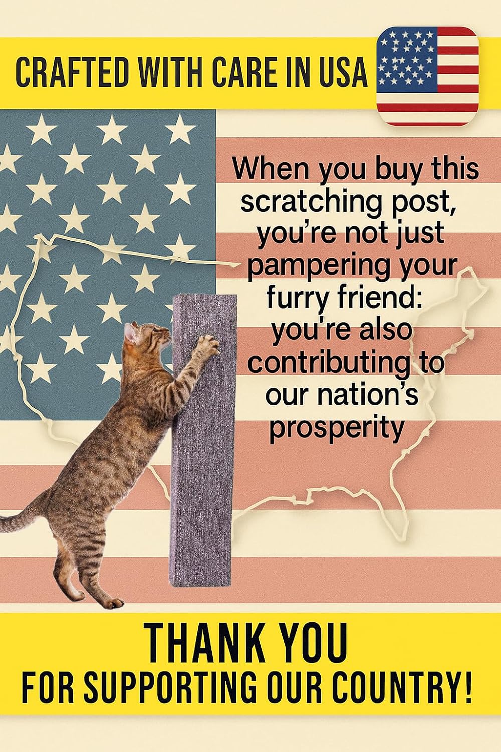 Wall Cat Scratcher & Corner Cat Scratcher – Indoor Scratching Post for Cats – Wall Mounted Cat Mat