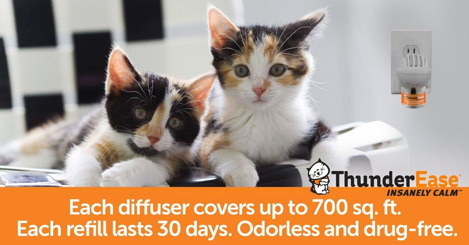 Multicat Calming Pheromone Diffuser Kit | Powered by FELIWAY | Reduce Cat Conflict, Tension and Fighting (30 Day Supply)