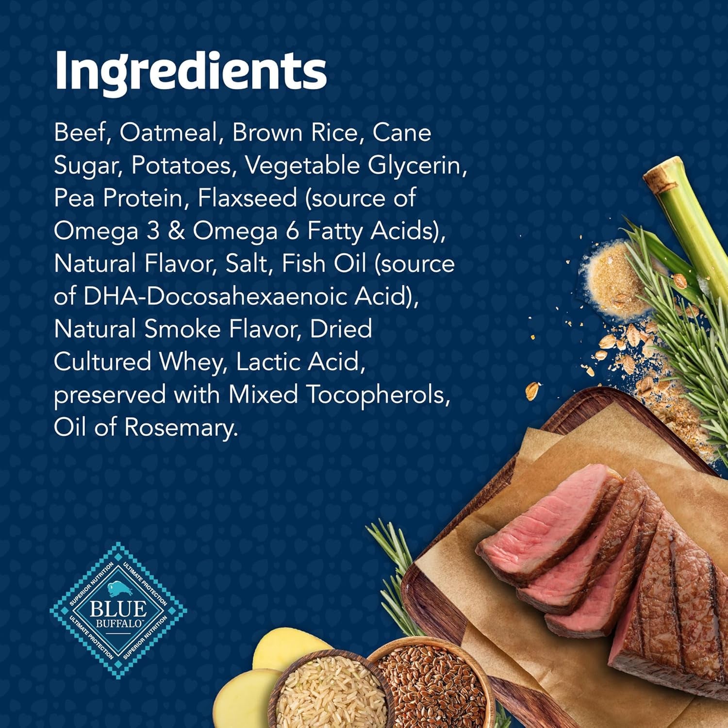 Bits Soft Dog Treats for Training, Made with Natural Ingredients & Enhanced with DHA, Beef Recipe, 19-Oz Bag