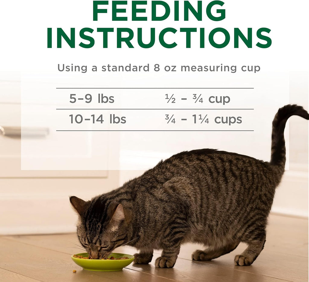 Indoor Healthy Weight and Hairball Dry Cat Food with Chicken - (Pack of 4) 3.15 Lb. Bags