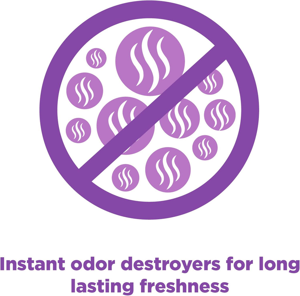 Forever Fresh Clumping Cat Litter Lavender, Multicat Cat Litter Odor Control 18Lb with 20% More Lavender Freshness, with Essential Oils