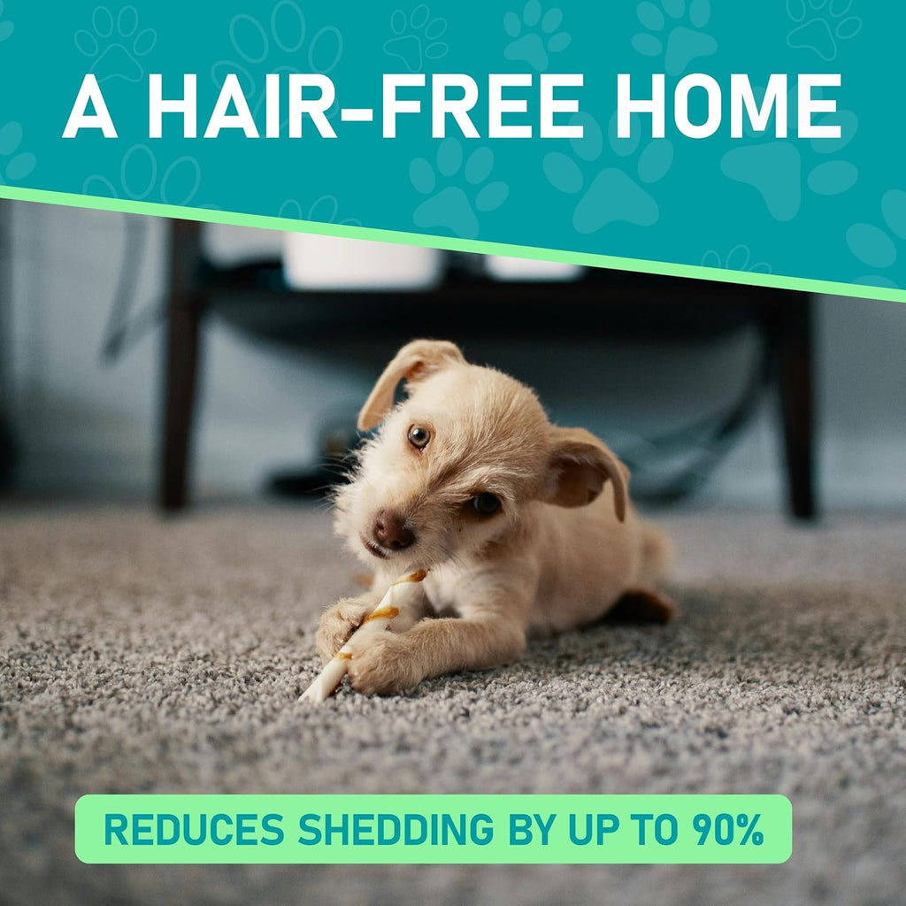 Original Pet Grooming Rake - Double-Sided Deshedding Dematting Tool, Undercoat Rake for Dogs & Cats, Extra-Wide Dog Grooming Brush & Deshedder Comb for Long Hair, Reduces Shedding 95%