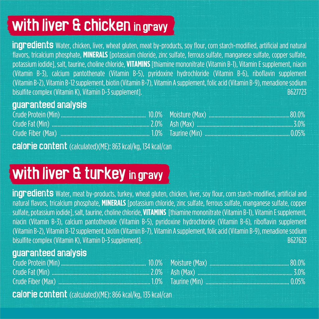 Purina  Wet Cat Food Variety Pack, Tasty Treasures Prime Filets (With Ocean Fish and Tuna, with Chicken and with Turkey) - 5.5 Ounce (Pack of 12)