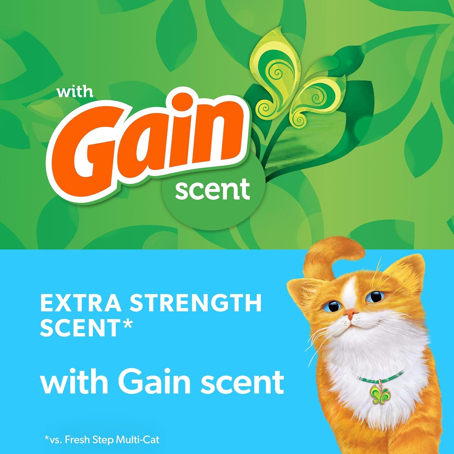 Clumping Litter with Febreze Freshness Gain Original Scent, Low-Dust Formula with Ammonia Block Technology, 14 Lb. Box